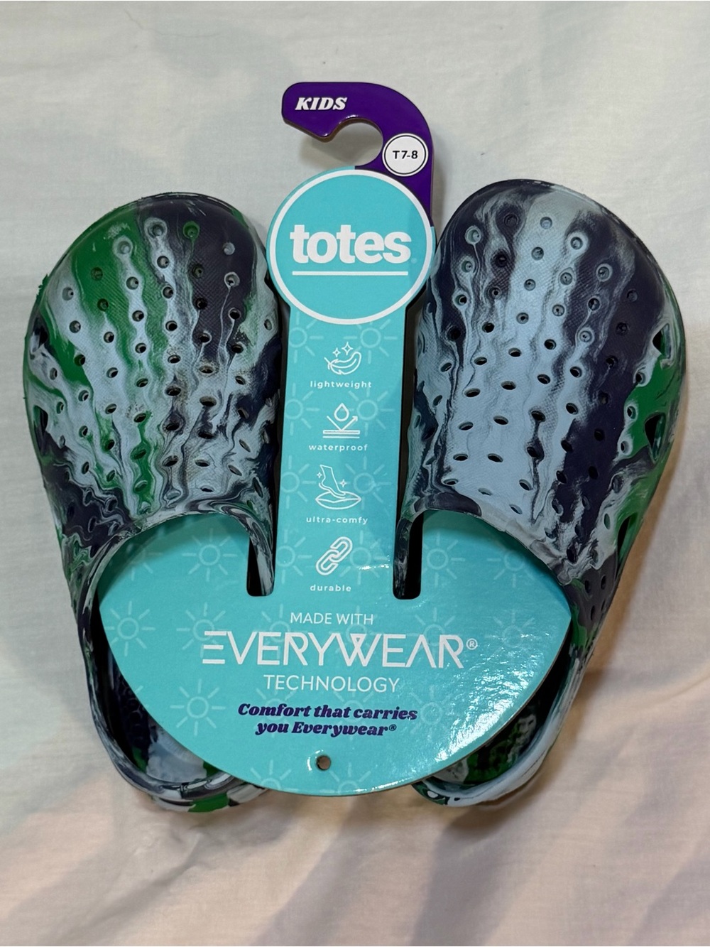 Totes Toddler Clog Shoes with Back Strap